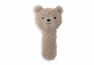Jollein - Babyrassel - Teddybär olivgrün