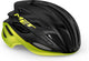 Mit Estro Mips Fahrradhelm Herren Damen – Rennradhelm Erwachsene – Größe M (56–58 cm) – Schwarz Limettengelb Allic Matt Glänzend