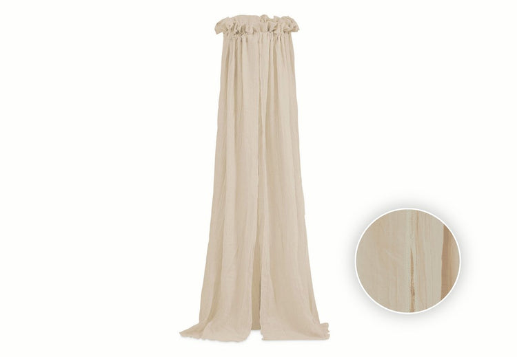 Jollein Schleier Vintage – Nougat – Babyschleier, Betthimmel – 155 cm