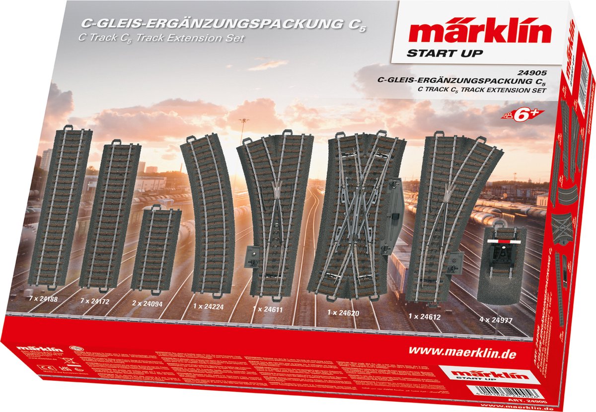 Märklin nimmt die C-Gleis-Ergänzungspackung c5 in Betrieb