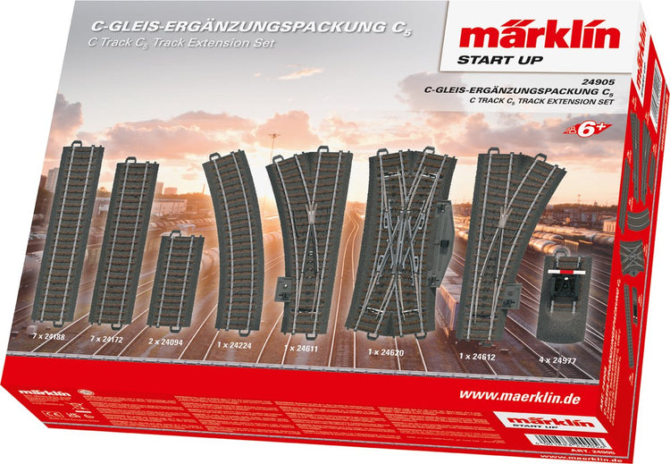 Märklin nimmt die C-Gleis-Ergänzungspackung c5 in Betrieb