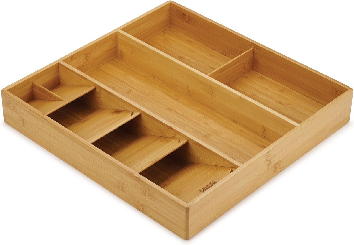 Joseph Joseph – Drawerstore Organizer Küchenschublade Bambus – Silikon – Braun