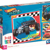 Clementoni Jigsaw Puzzle Super Color Square Hot Wheels, 3x48st.