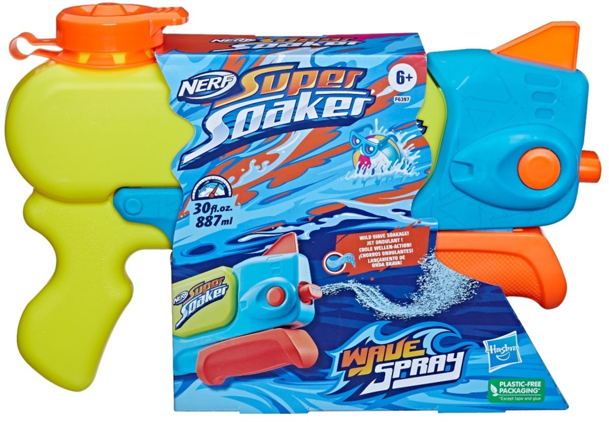 Nerf Super Soaker Wave Spray Water Pistole