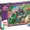 Clementoni Puzzle Einhorn-Akademie – 104 Teile.