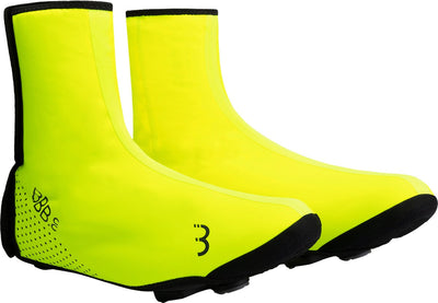 BBB Cycling Waterflex 3.0 Fahrradüberschuhe Radsport – Überschuhe Mountainbike – wasserabweisend – neongelb – Größe 41 42 – BWS-23
