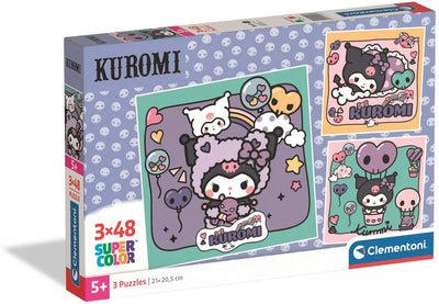 Clementoni - 3x48 Stück - Kuromi
