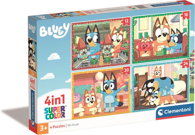 Clementoni Puzzle 4in1 Bluey