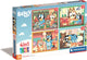 Clementoni Puzzle 4in1 Bluey