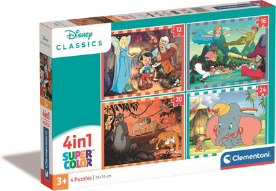 Clementoni Legpuzzel 4in1 Tiere