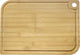 Westmark Schneidebrett – Holzschneidebrett mit Saftrille zum einfachen Schneiden von Lebensmitteln – Bambus, 40 x 29 cm