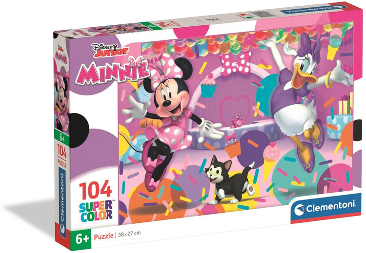 Clementoni – Puzzle – 104 Teile – Disney Minnie – Kinderpuzzle – ab 6 Jahren