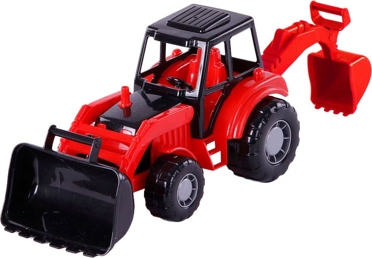 Cavallino Toys Cavallino Junior -Bagger -Traktor Rot
