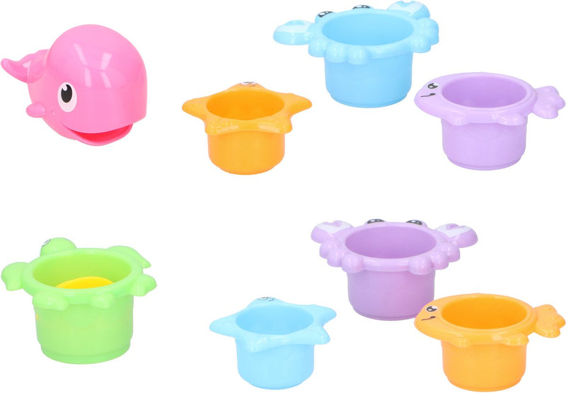 Bath Cups Tiere, 4dlg.