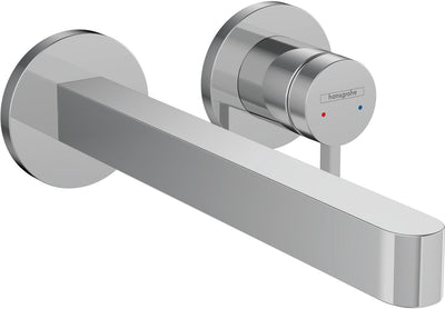 Hansgrohe finoris – Einbau-Waschtischmischer – Einhebelbedienung – mit Ablassschraube – 228 mm – Chrom