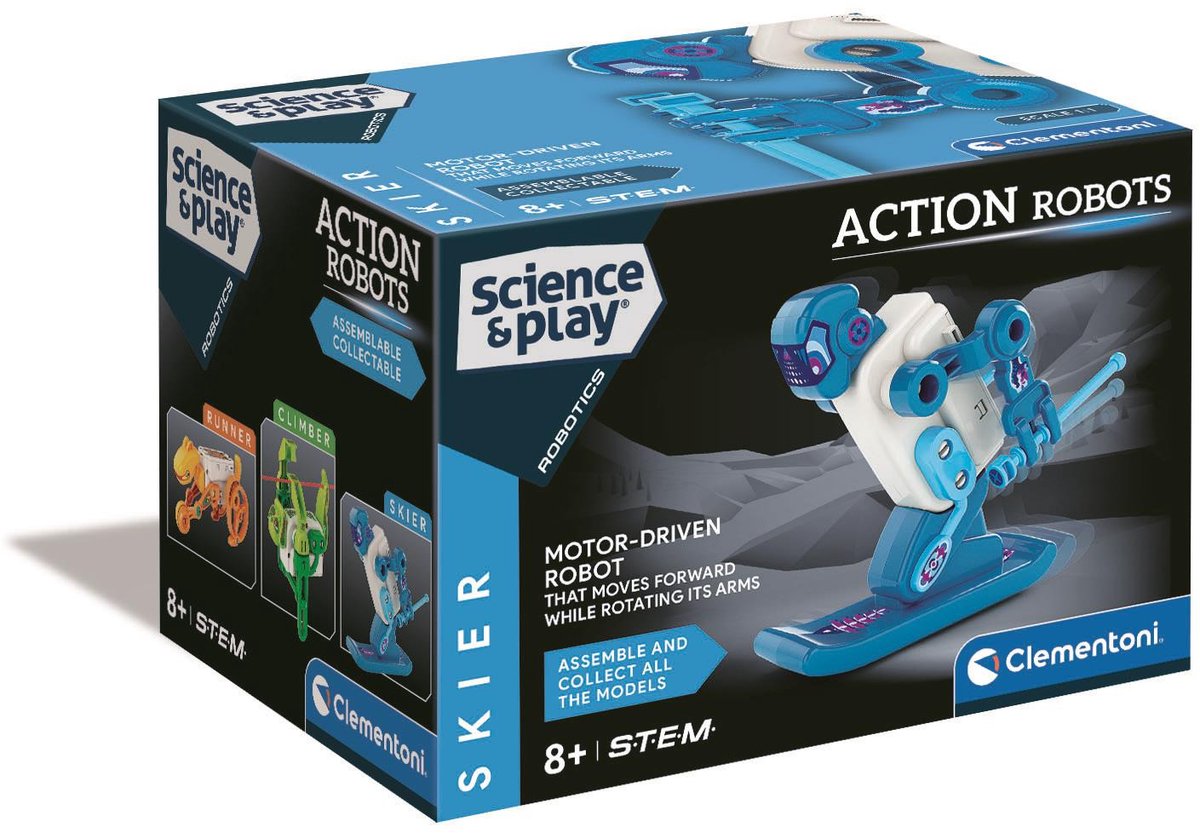 Clementoni Science Game Actionroboter - Skifahrer