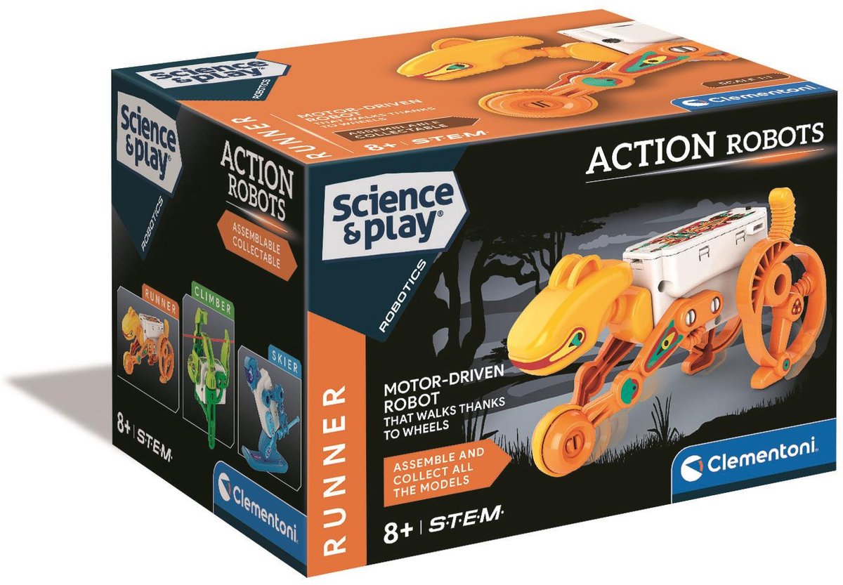 Clementoni Science und Spel Action Roboter - Läufer