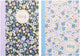 Kangaro-Notizbücher – B'log-Blumen – Größe A4 – mit Diamant 5 mm – 2 Stück – an-123845-a