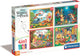 Clementoni Legpuzzel Color Disney Winnie de Pooh, 4in1