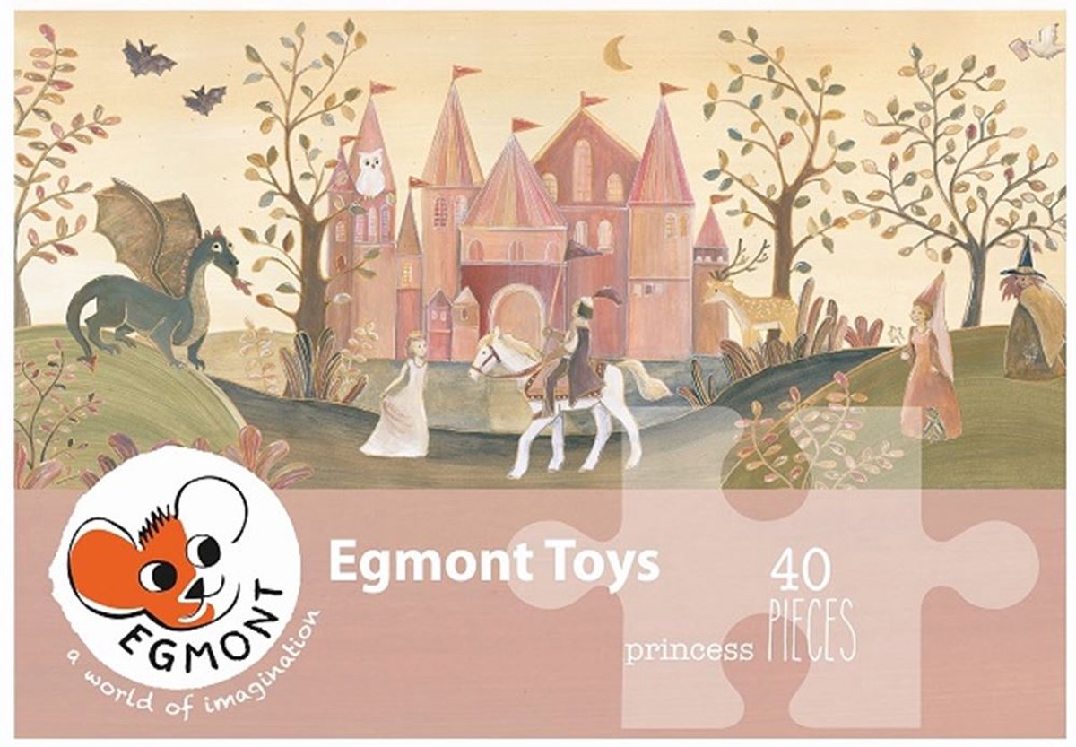 Egmont Toys Prinzessin Bodenpuzzle Karton 40 Teile 80x35 cm.