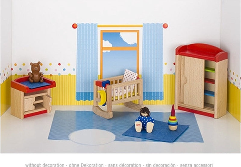 Goki -Babyzimmer für Dollhouse