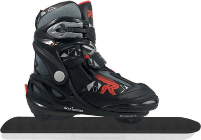 ROCES VICE 4.0 Einstellbare Norweger Schwarz Red Größe 36-40