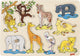 Goki Holz Nick Puzzle Wildtiere, 9dlg.