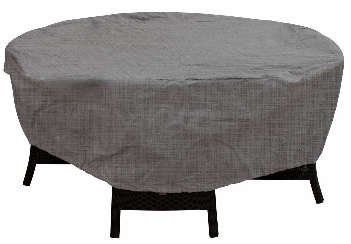 Eurotrail wasserdichte Tischhusse, Sitzgruppenhusse rund, Cantonic ø 260x100cm, grau
