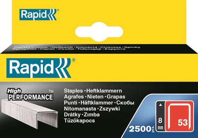 Rapid Nr. 53 dünne Drahtklammern 6 mm – 2500 Klammern