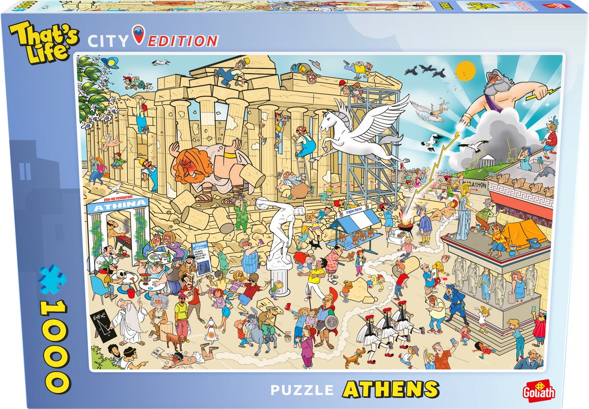 Goliath that's life City Edition: Athen-Puzzle – 1000 Teile.
