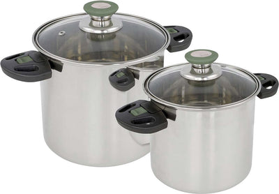Bo-Camp - Pfannenset - Elegance Compact 2 - 2-teilig - Edelstahl