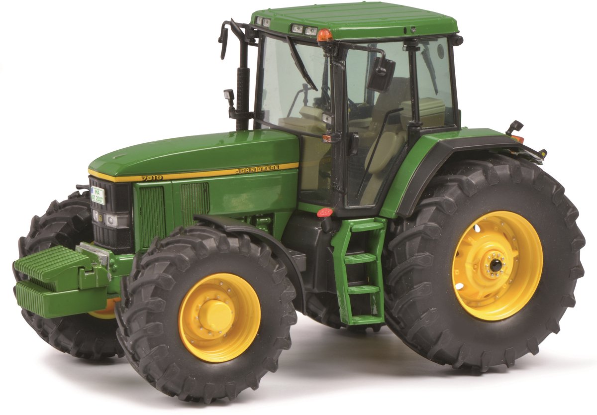 Schuco John Deere 7810 grün gelb, Traktor – Pro.R18 S00263 – Harzmodell
