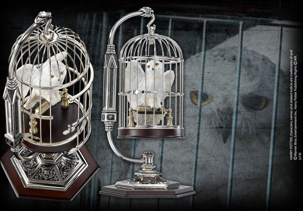 Edle Sammlung Harry Potter – Miniaturfigur – Hedwig im Käfig