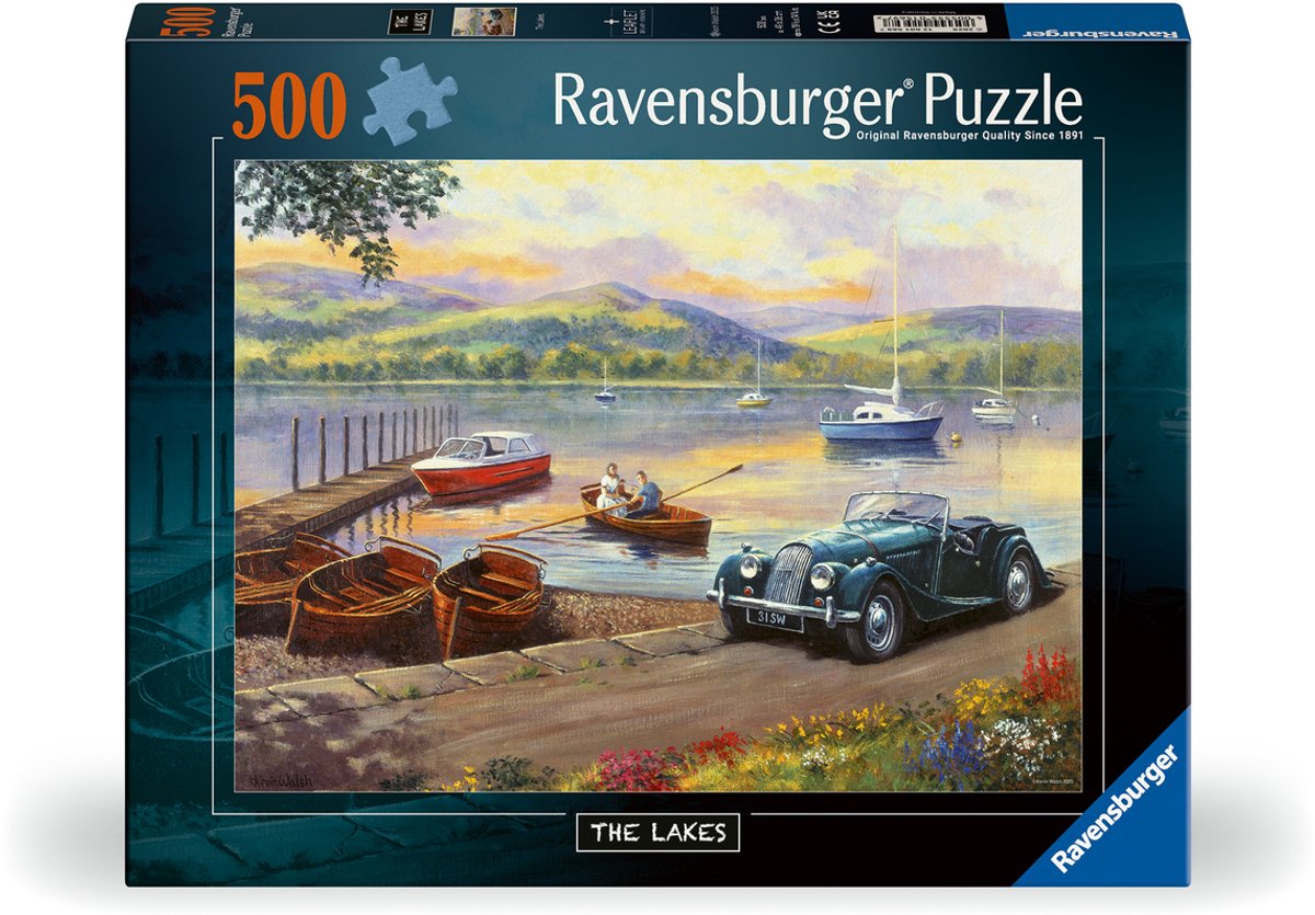 Ravensburger Puzzle Die Seen - 500 Teile.