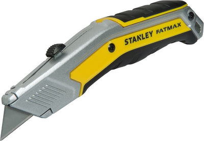 Stanley Fatmax-Serie – einziehbare Trapezklinge – ergonomischer Griff – mit 5 Ersatzklingen – Interlock™