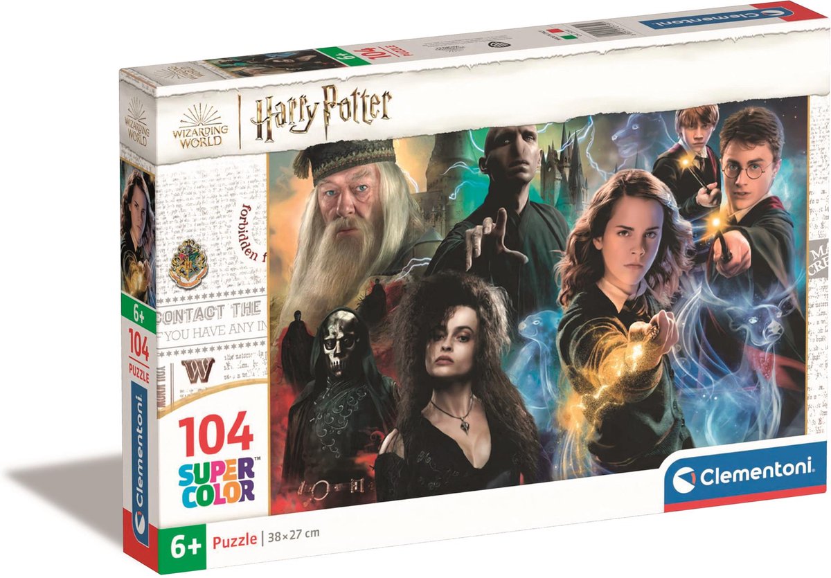 Clementoni – Puzzle – 104 Teile – Harry Potter – Puzzle für Kinder – ab 6 Jahren