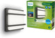 Philips LED Philips Petronia Wandleuchte – ultraeffizient – Anthrazit – 3,8 W
