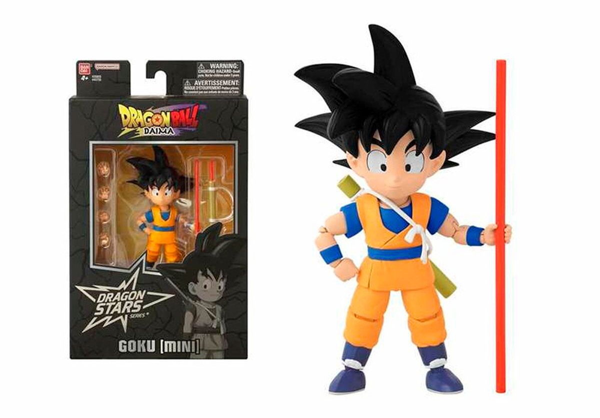 Bandai – Dragon Ball Daima Kid Goku – Dragon Star Figur 17 cm – Kid Goku Figur mit Zubehör – offiziell lizenzierter Dragon Ball – Mini Goku Actionfigur – Spielzeug für Kinder ab 4 Jahren – 40735