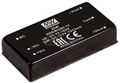 MW Mean Well RDDW20F-15 DC DC Konverter 666 MA 20 W Anzahl Ausgänge: 2 x Inhalt 1 Stück(e)