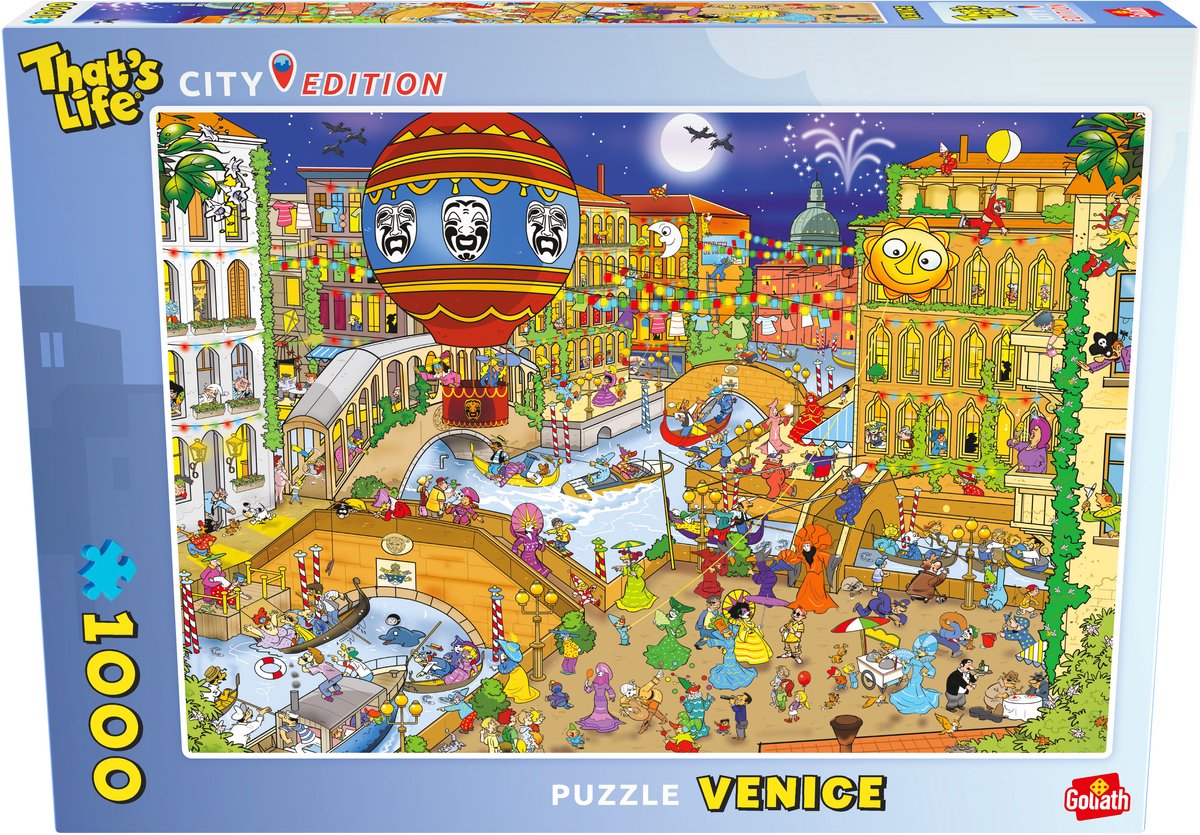 Goliath That's Life City Edition: Venedig-Puzzle – 1000 Teile.
