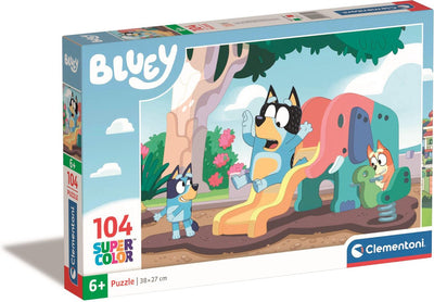 Clementoni Jigsaw Puzzle Bluey auf der Folie, 104st.