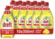 Dreft Platinum Quickwash Liquid Geschirrspülmittel – Zitrone – Vorteilspack 10 x 350 ml