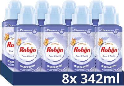 Ruby – intensives Waschparfüm – rein weich – 8 Flaschen x 342 ml – Vorteilspack