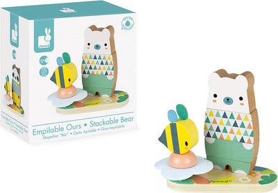 Janod - pure - stapelbare Bären- und Pandafigur