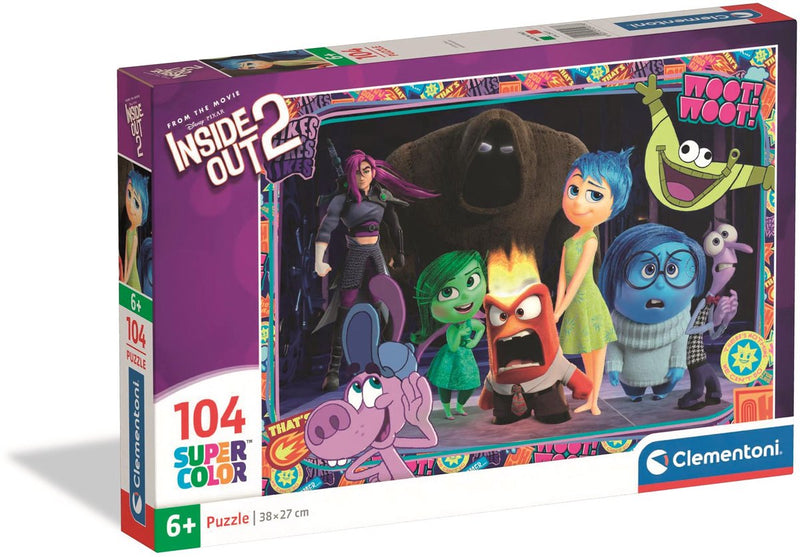 Clementoni - Kinderpuzzle - 104 Teile - Inside Out 2 - Puzzle ab 6 Jahren