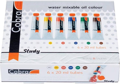 Cobra Study Ölfarben-Set 6 x 20 ml