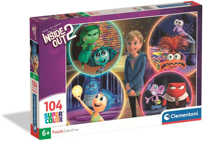 Clementoni - Kinderpuzzle - 104 Teile - Inside Out 2 - Puzzle ab 6 Jahren
