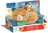 Clementoni Baby – Gute-Nacht-Kätzchen – Schlafkuscheltier mit Atem, Schnurrgeräusch und Melodien – zur Entspannung – ab 0 Monaten - afbeelding 1