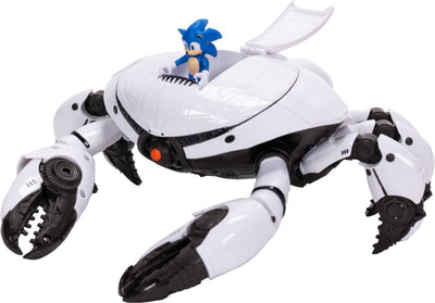 Jakks Sonic Movie, Spielset: Schlachtschiff mit Sonic-Figur, 6 cm