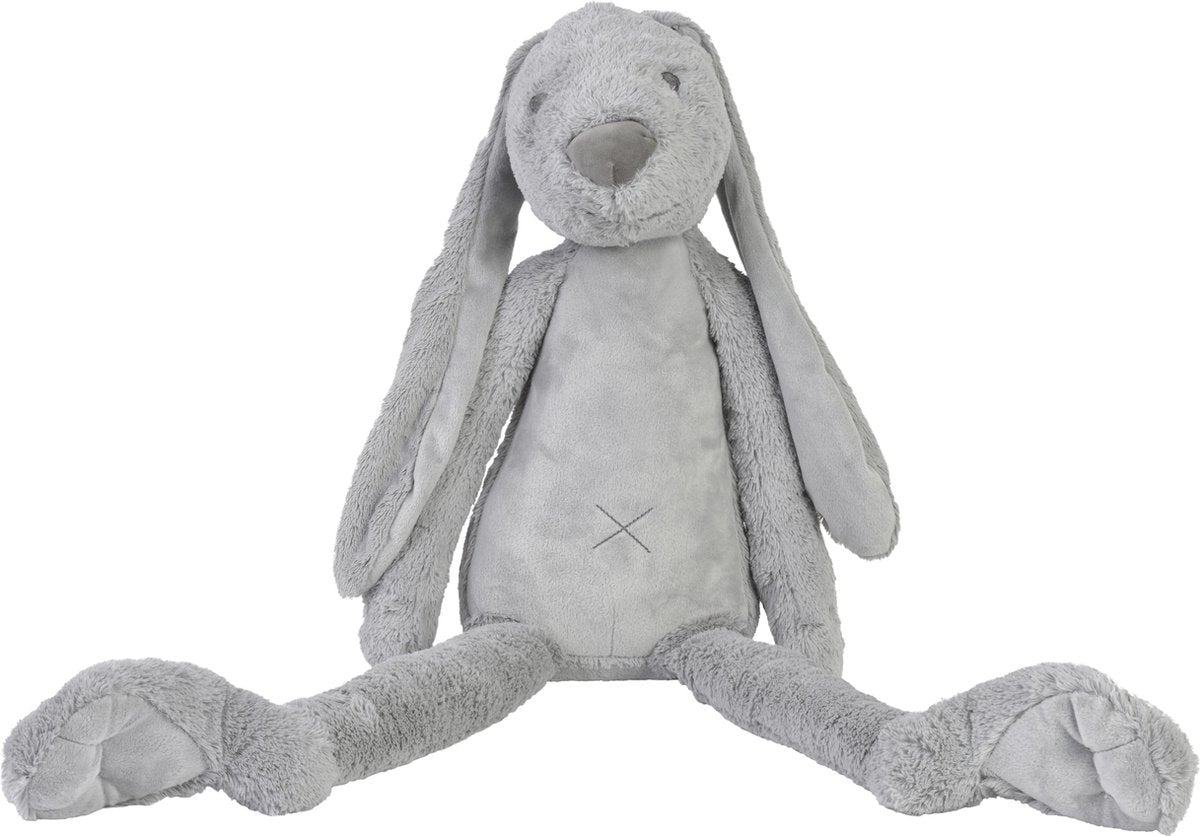 Happy Horse Kaninchen Richie Kuscheltier 92 cm – Grau – Baby-Kuscheltier
